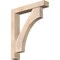 Ekena Millwork Westlake Block Smooth Bracket w/ Offset Brace, Douglas Fir, 5 1/2"W x 30"D x 36"H BKT0604X30X36WTL05SDF - alternate 1